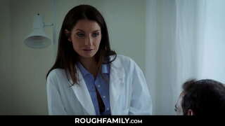 سيلفيا حكيم يفحص ابنها &amp; # 039;ق الديك الانتصاب