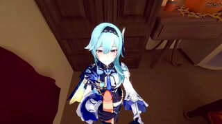 بوف سخيف Eula doggystyle و ملء لها مع نائب الرئيس.